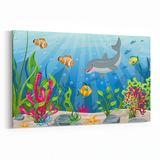 Olla 12789Y Çocuk Odası Görseli Yatay 30x20 cm Kanvas Tablo
