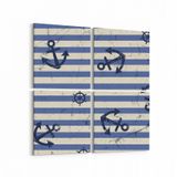 Olla 12799K4 Çocuk Odası Görseli 4 Parça 65x65 cm Kanvas Tablo