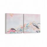 Olla 12814K2Y Çocuk Odası Görseli 2 Parça Yatay 65x30 cm Kanvas Tablo