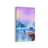 Olla 13168DD Doğa Manzara Görseli Dikey Dar 30x60 cm Kanvas Tablo
