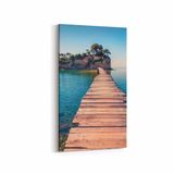 Olla 13198DD Doğa Manzara Görseli Dikey Dar 30x60 cm Kanvas Tablo