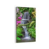 Olla 13238DD Doğa Manzara Görseli Dikey Dar 30x60 cm Kanvas Tablo