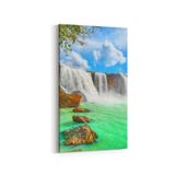 Olla 13253DD Doğa Manzara Görseli Dikey Dar 30x60 cm Kanvas Tablo