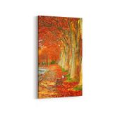 Olla 13286DD Doğa Manzara Görseli Dikey Dar 30x60 cm Kanvas Tablo