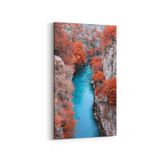 Olla 13299DD Doğa Manzara Görseli Dikey Dar 30x60 cm Kanvas Tablo