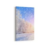 Olla 13372DD Doğa Manzara Görseli Dikey Dar 30x60 cm Kanvas Tablo