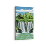 Olla 13380DD Doğa Manzara Görseli Dikey Dar 30x60 cm Kanvas Tablo
