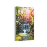 Olla 13401DD Doğa Manzara Görseli Dikey Dar 30x60 cm Kanvas Tablo