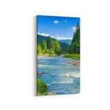 Olla 13425DD Doğa Manzara Görseli Dikey Dar 30x60 cm Kanvas Tablo