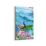 Olla 13435DD Doğa Manzara Görseli Dikey Dar 30x60 cm Kanvas Tablo