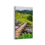Olla 13449DD Doğa Manzara Görseli Dikey Dar 30x60 cm Kanvas Tablo