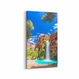 Olla 13510DD Doğa Manzara Görseli Dikey Dar 30x60 cm Kanvas Tablo