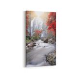 Olla 13513DD Doğa Manzara Görseli Dikey Dar 30x60 cm Kanvas Tablo