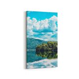 Olla 13556DD Doğa Manzara Görseli Dikey Dar 30x60 cm Kanvas Tablo