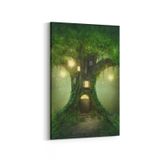 Olla 13557D Doğa Manzara Görseli Dikey 20x30 cm Kanvas Tablo