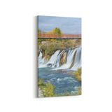 Olla 13565DD Doğa Manzara Görseli Dikey Dar 30x60 cm Kanvas Tablo