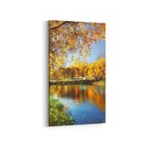 Olla 13567DD Doğa Manzara Görseli Dikey Dar 30x60 cm Kanvas Tablo