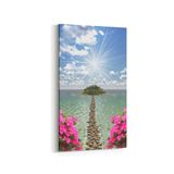 Olla 13570DD Doğa Manzara Görseli Dikey Dar 30x60 cm Kanvas Tablo