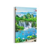 Olla 13578D Doğa Manzara Görseli Dikey 20x30 cm Kanvas Tablo