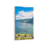 Olla 13601DD Doğa Manzara Görseli Dikey Dar 30x60 cm Kanvas Tablo