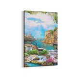 Olla 13629D Doğa Manzara Görseli Dikey 20x30 cm Kanvas Tablo