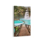Olla 13643DD Doğa Manzara Görseli Dikey Dar 30x60 cm Kanvas Tablo