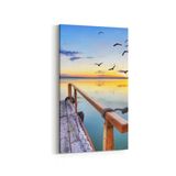 Olla 13672DD Doğa Manzara Görseli Dikey Dar 30x60 cm Kanvas Tablo