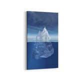 Olla 13674DD Doğa Manzara Görseli Dikey Dar 30x60 cm Kanvas Tablo