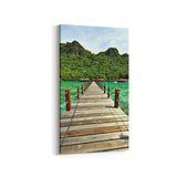 Olla 13784DD Doğa Manzara Görseli Dikey Dar 30x60 cm Kanvas Tablo