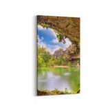 Olla 13791DD Doğa Manzara Görseli Dikey Dar 30x60 cm Kanvas Tablo