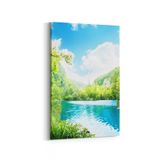 Olla 14424D Doğa Manzara Görseli Dikey 20x30 cm Kanvas Tablo