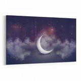 Olla 14640Y Gece Gökyüzü Görseli Yatay 30x20 cm Kanvas Tablo