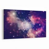 Olla 14642Y Gece Gökyüzü Görseli Yatay 30x20 cm Kanvas Tablo