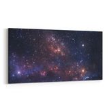 Olla 14644YD Gece Gökyüzü Görseli Yatay Dar 60x30 cm Kanvas Tablo