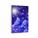 Olla 14674D Gece Gökyüzü Görseli Dikey 20x30 cm Kanvas Tablo