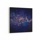 Olla 14675K Gece Gökyüzü Görseli Kare 25x25 cm Kanvas Tablo