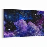 Olla 14681Y Gece Gökyüzü Görseli Yatay 30x20 cm Kanvas Tablo