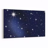 Olla 14683Y Gece Gökyüzü Görseli Yatay 30x20 cm Kanvas Tablo