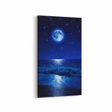 Olla 14697DD Gece Gökyüzü Görseli Dikey Dar 30x60 cm Kanvas Tablo