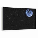 Olla 14699Y Gece Gökyüzü Görseli Yatay 30x20 cm Kanvas Tablo