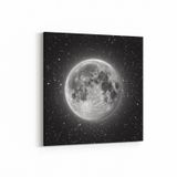 Olla 14705K Gece Gökyüzü Görseli Kare 25x25 cm Kanvas Tablo