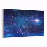 Olla 14708Y Gece Gökyüzü Görseli Yatay 30x20 cm Kanvas Tablo