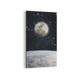 Olla 14722DD Gece Gökyüzü Görseli Dikey Dar 30x60 cm Kanvas Tablo