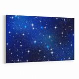 Olla 14725Y Gece Gökyüzü Görseli Yatay 30x20 cm Kanvas Tablo