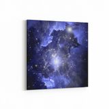 Olla 14732K Gece Gökyüzü Görseli Kare 25x25 cm Kanvas Tablo