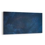 Olla 14733YD Gece Gökyüzü Görseli Yatay Dar 60x30 cm Kanvas Tablo