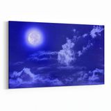 Olla 14742Y Gece Gökyüzü Görseli Yatay 30x20 cm Kanvas Tablo