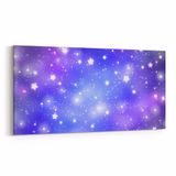 Olla 14750YD Gece Gökyüzü Görseli Yatay Dar 60x30 cm Kanvas Tablo