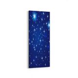 Olla 14755DI Gece Gökyüzü Görseli Dikey İnce 30x90 cm Kanvas Tablo