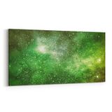 Olla 14761YD Gece Gökyüzü Görseli Yatay Dar 60x30 cm Kanvas Tablo